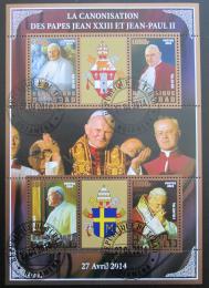 Potovn znmky ad 2014 Pape Jan Pavel II., zlat psmo - zvtit obrzek