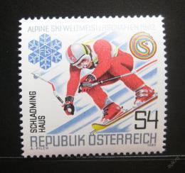 Poštovní známka Rakousko 1982 MS v lyžování Mi# 1695