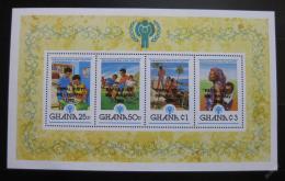 Poštovní známky Ghana 1980 Mezinárodní rok dìtí Mi# Block 84 Kat 24€
