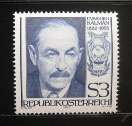 Poštovní známka Rakousko 1982 Emmerich Kalman, skladatel Mi# 1722