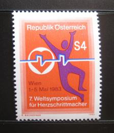 Poštovní známka Rakousko 1983 Kongres kardiostimulátorù Mi# 1738