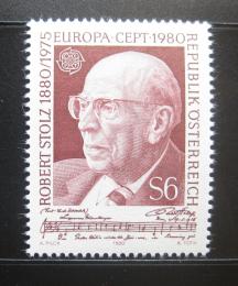 Poštovní známka Rakousko 1980 Evropa CEPT, Robert Stolz Mi# 1652