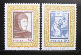 Poštovní známky Itálie 1974 Petrarka, básník Mi# 1455-56