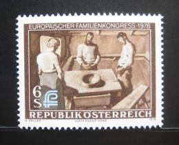 Poštovní známka Rakousko 1978 Kongres rodiny Mi# 1587