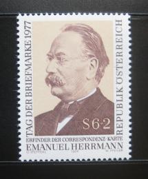 Poštovní známka Rakousko 1977 Emanuel Herrmann Mi# 1563