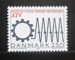Poštovní známka Dánsko 1987 Akademie technických vìd Mi# 894