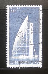 Poštovní známka Dánsko 1992 Pavilón na EXPO Mi# 1036