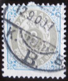 Poštovní známka Dánsko 1895 Nominální hodnota Mi# 22 I Y B b