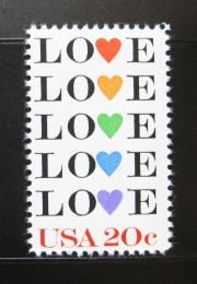 Poštovní známka USA 1984 Láska Mi# 1677