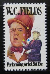 Poštovní známka USA 1980 W. C. Fields, komik Mi# 1410
