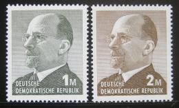 Poštovní známky DDR 1963 Walter Ulbright Mi# 968-69