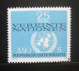 Poštovní známka Rakousko 1970 OSN, 25. výroèí Mi# 1347