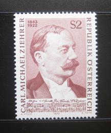 Poštovní známka Rakousko 1972 Carl M. Ziehrer, skladatel Mi# 1403