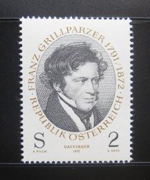 Poštovní známka Rakousko 1972 Franz Grillparzer, básník Mi# 1381