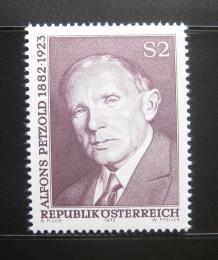 Poštovní známka Rakousko 1973 Alfonz Petzold, básník Mi# 1410