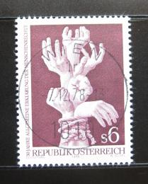 Poštovní známka Rakousko 1978 Lidská práva Mi# 1595