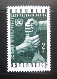 Poštovní známka Rakousko 1969 ILO, 50. výroèí Mi# 1305