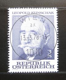 Poštovní známka Rakousko 1978 Leopold Kunschak, politik Mi# 1569