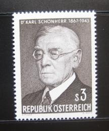 Poštovní známka Rakousko 1967 Dr. Karl Schonherr, spisovatel Mi# 1234