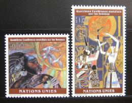 Poštovní známky OSN Ženeva 1995 Ženská konference Mi# 271-72