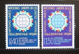 Poštovní známky OSN Ženeva 1976 Domov Mi# 58-59