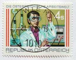 Poštovní známka Rakousko 1988 Laboratorní asistent Mi# 1939