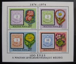 Poštovní známky Maïarsko 1974 První poštovní známky Mi# Block 105