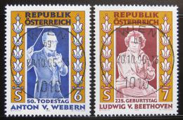 Poštovní známky Rakousko 1995 Skladatelé Mi# 2174-75
