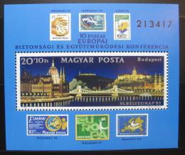 Poštovní známka Maïarsko 1982 Budapeš� Mi# Block 159