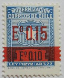 Poštovní známka Chile 1971 Modernizace, pošt. danì Mi# 5 II