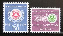 Poštovní známky Švýcarsko 1963 Konference UNCSAT Mi# 38-39