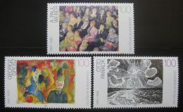 Poštovní známky Nìmecko 1993 Umìní Mi# 1656-58 Kat 5€