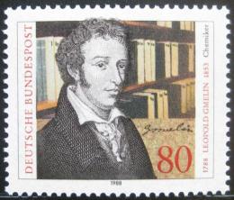 Poštovní známka Nìmecko 1988 Leopold Gmelin, chemik Mi# 1377