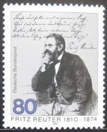 Poštovní známka Nìmecko 1985 Fritz Reuter, spisovatel Mi# 1263