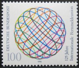 Poštovní známka Nìmecko 1990 Unie telekomunikací Mi# 1464