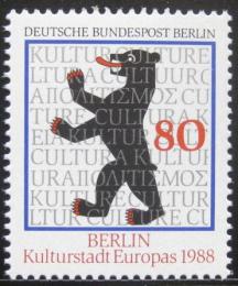 Poštovní známka Západní Berlín 1988 Berlínský medvìd Mi# 800