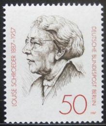 Poštovní známka Západní Berlín 1987 Louise Schroeder, politièka Mi# 779