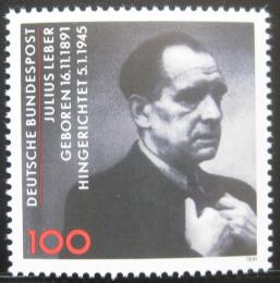 Poštovní známka Nìmecko 1991 Julius Leber, politik Mi# 1574