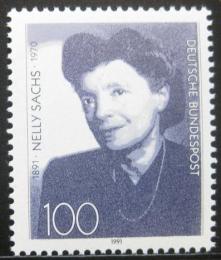 Poštovní známka Nìmecko 1991 Nelly Sachs, spisovatelka Mi# 1575