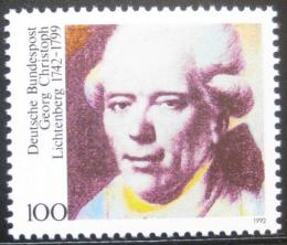 Poštovní známka Nìmecko 1992 Georg Lichtenberg, fyzik Mi# 1616
