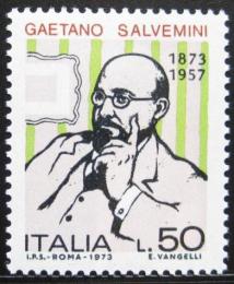 Potovn znmka Itlie 1973 Gaetano Salvemini, historik Mi# 1415