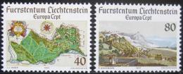 Poštovní známky Lichtenštejnsko 1977 Evropa CEPT Mi# 667-68