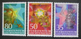 Poštovní známky Lichtenštejnsko 1985 Vánoce Mi# 884-86