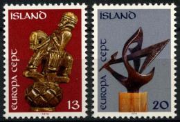 Poštovní známky Island 1974 Evropa CEPT, sochy Mi# 489-90
