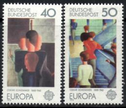 Poštovní známky Nìmecko 1975 Evropa CEPT, umìní Mi# 840-41