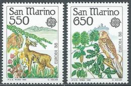 Poštovní známky San Marino 1986 Evropa CEPT Mi# 1339-40 Kat 25€