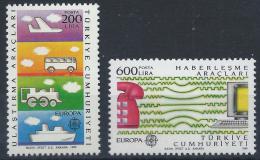Poštovní známky Turecko 1988 Evropa CEPT Mi# 2808-09 Kat 18€