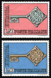 Poštovní známky Itálie 1968 Evropa CEPT Mi# 1272-73