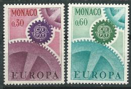 Poštovní známky Monako 1967 Evropa CEPT Mi# 870-71