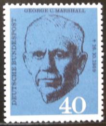 Poštovní známka Nìmecko 1960 George C. Marshall Mi# 344 Kat 3.40€